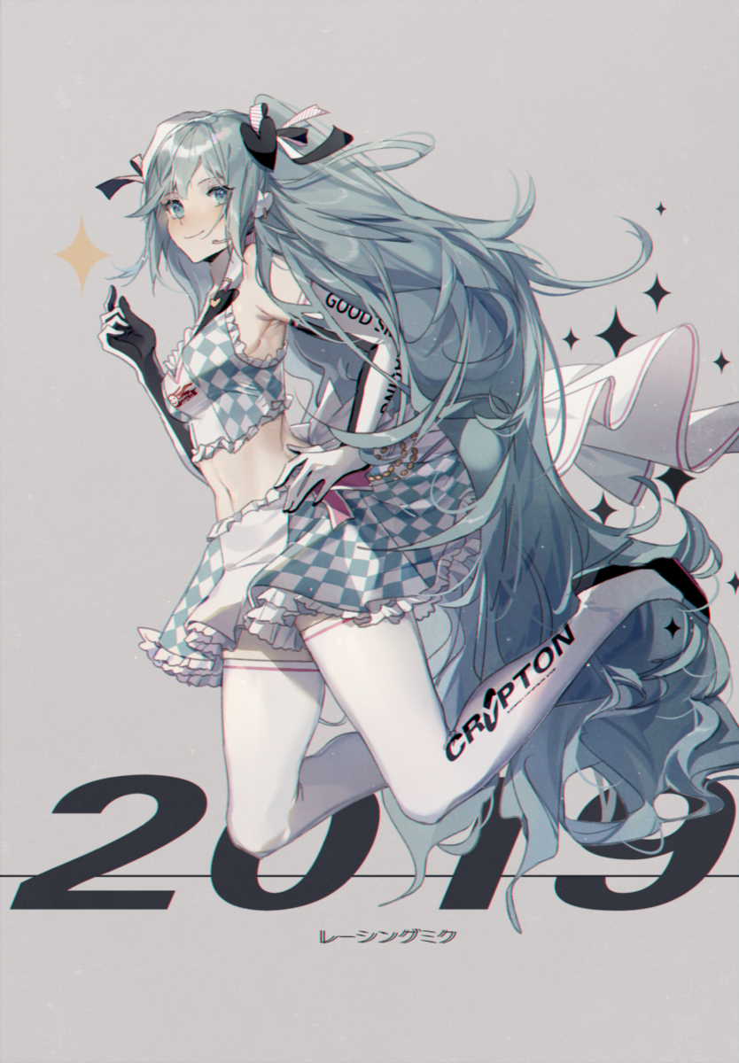 This is a pixiv picture whose title is RACINGMIKU2019★.