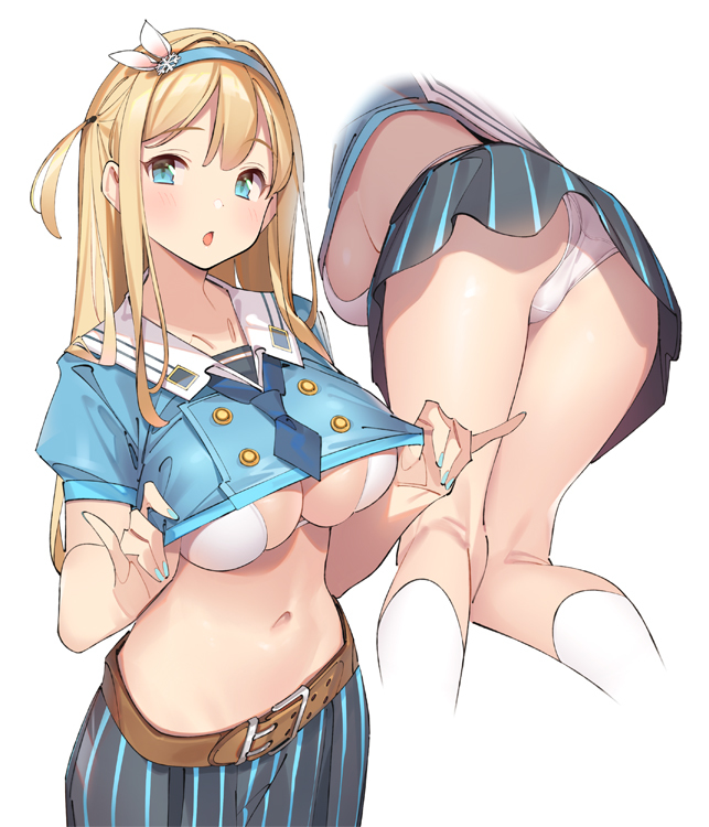 This is a pixiv picture whose title is 「少女前線」制服スオミ.