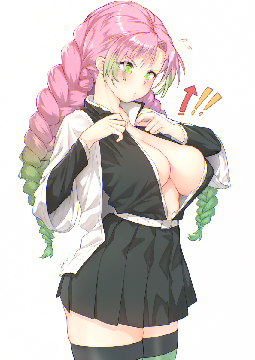 This is a pixiv picture whose title is 甘露寺蜜璃.