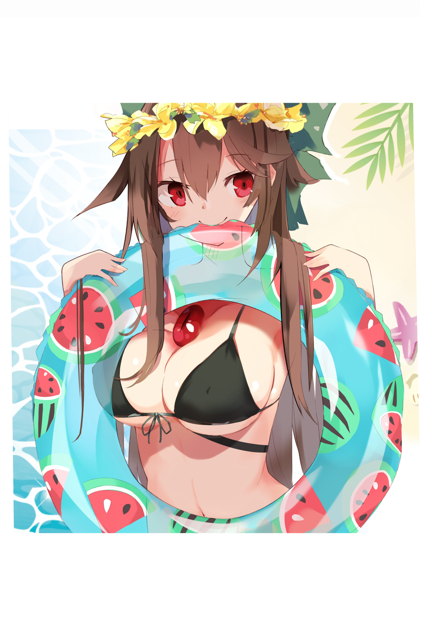 This is a pixiv picture whose title is 夏の思い出.