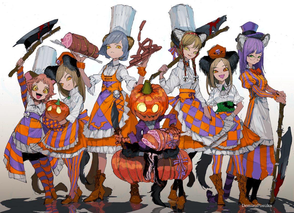 This is a pixiv picture whose title is Butcher.