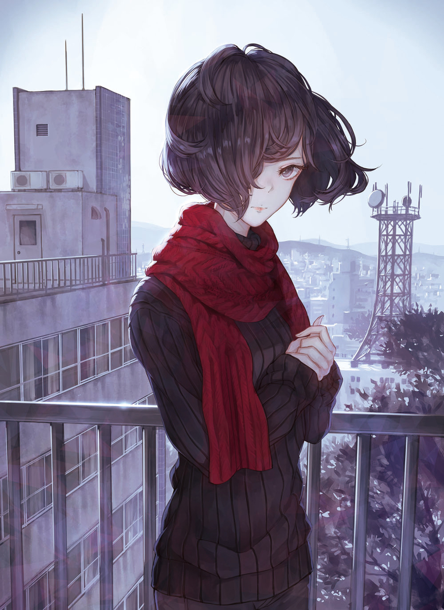 This is a pixiv picture whose title is 死なないで.