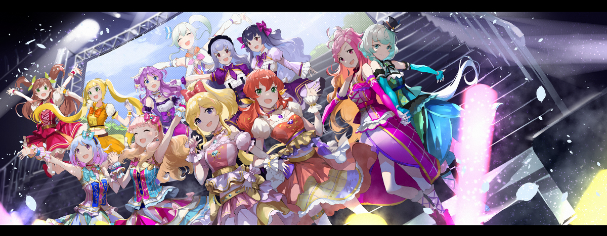 This is a pixiv picture whose title is アイカツフレンズ！ありがとう.