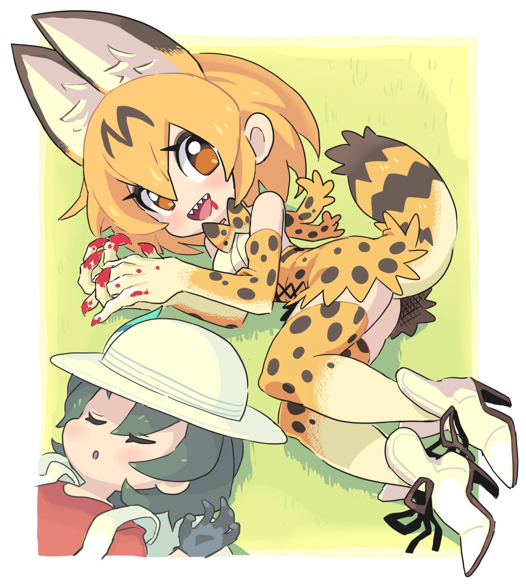This is a pixiv picture whose title is みんみ.