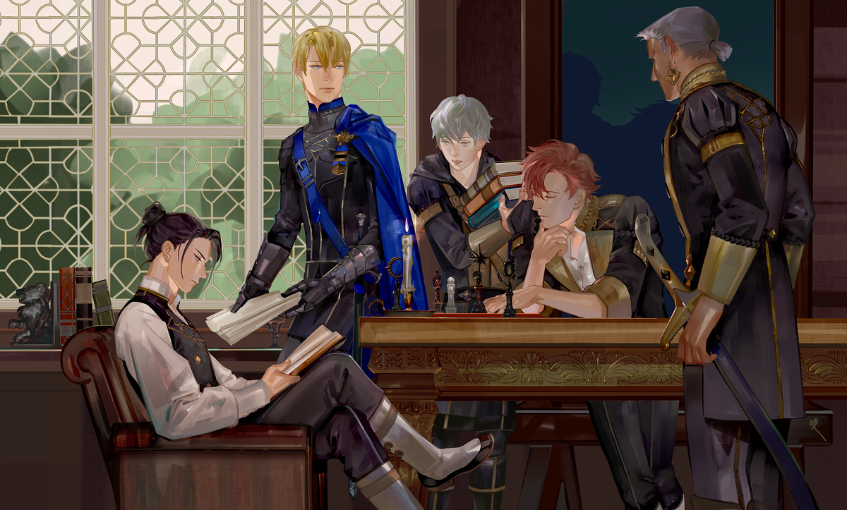 This is a pixiv picture whose title is Gentleman cadets of Faeghus.