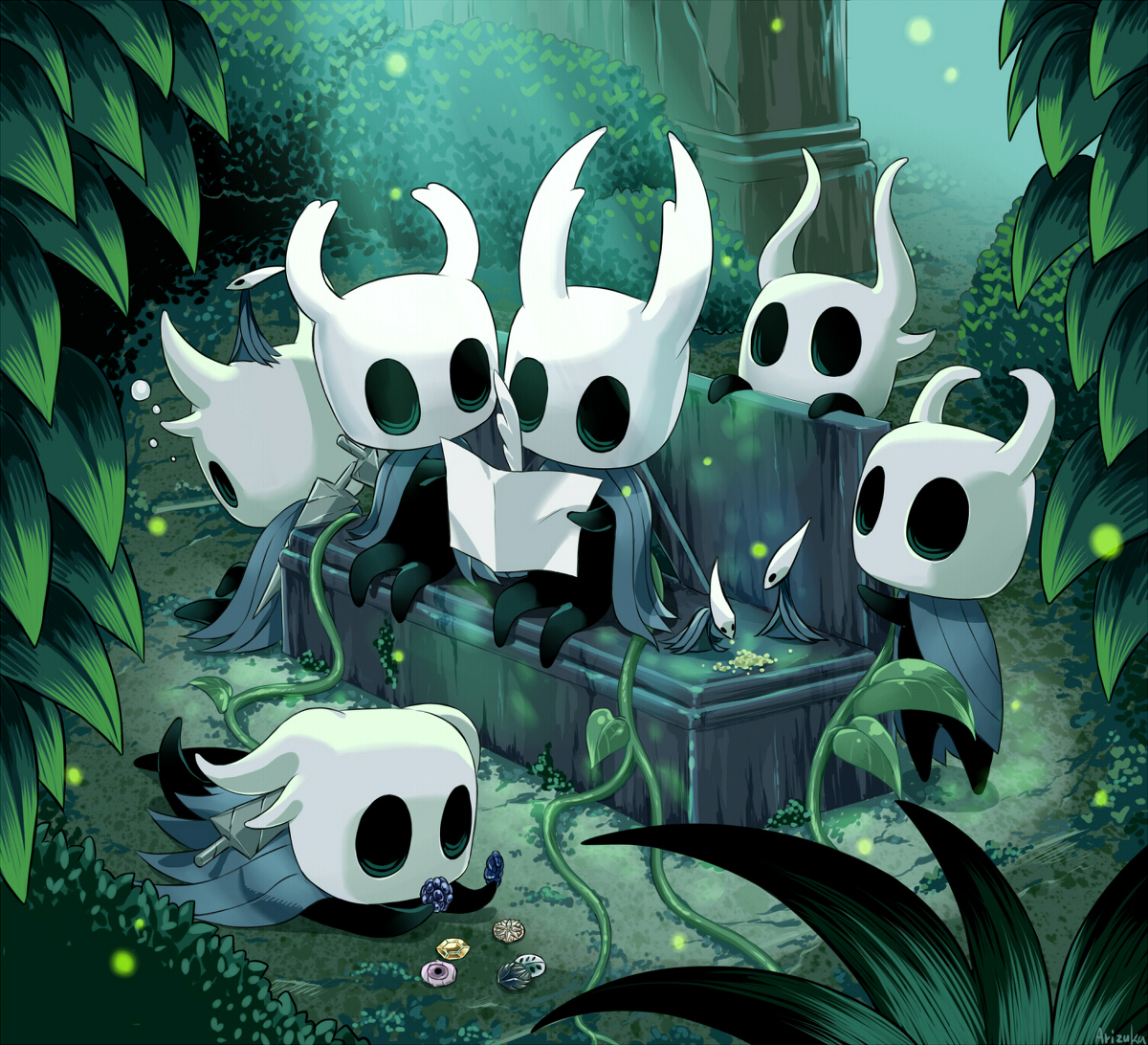 This is a pixiv picture whose title is Hollowknightまとめ.