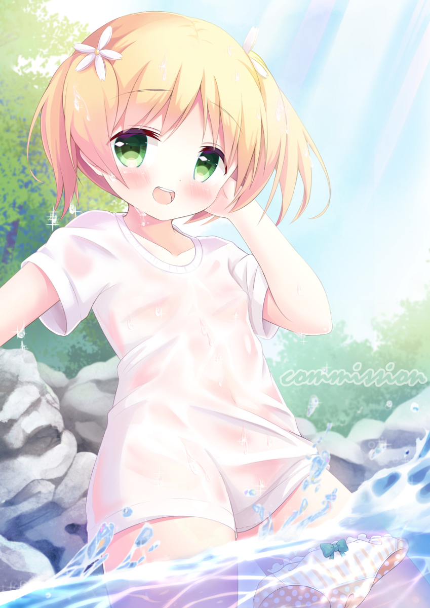 This is a pixiv picture whose title is Sonoda Yuu wet shirts [commissio.