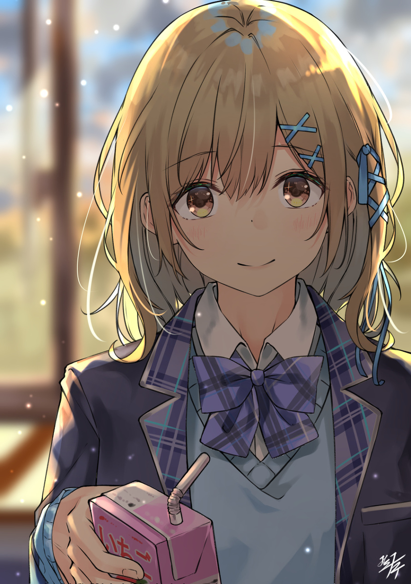 This is a pixiv picture whose title is 飲んでみる？.