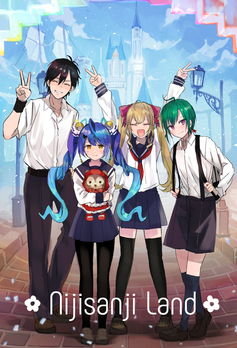 This is a pixiv picture whose title is にじランド1班.