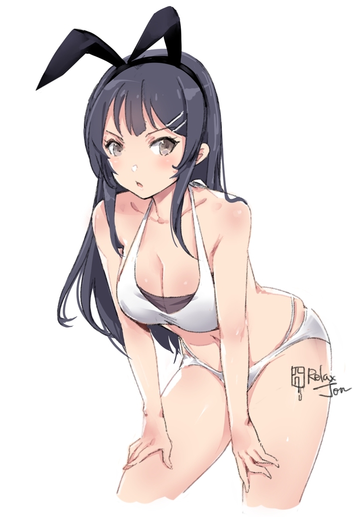 This is a pixiv picture whose title is 桜島麻衣.