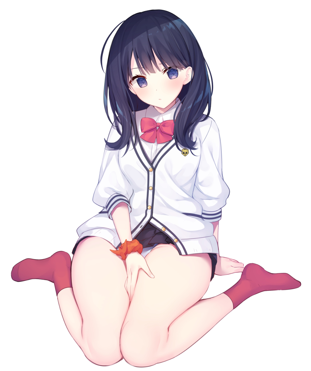 This is a pixiv picture whose title is 六花ちゃんの太もも.