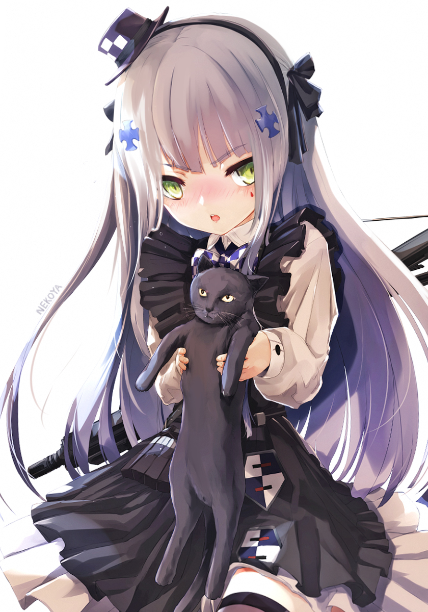 This is a pixiv picture whose title is 指揮官...猫を飼いたい！.