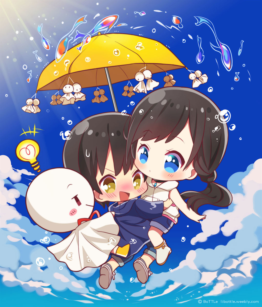 This is a pixiv picture whose title is 天気の子.