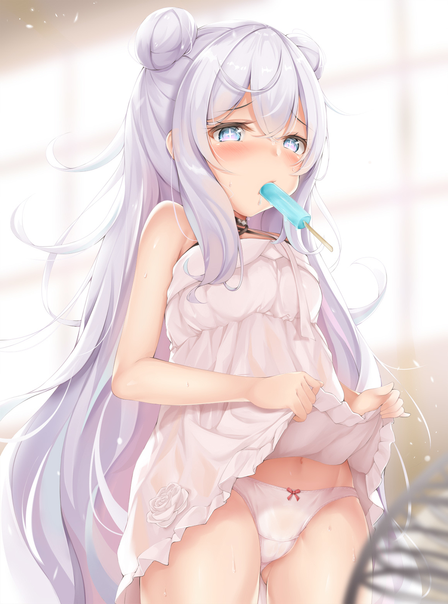 This is a pixiv picture whose title is 残暑にやられル・マラン.