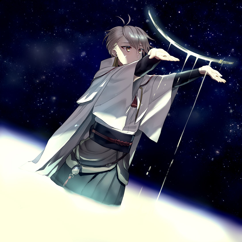 This is a pixiv picture whose title is 励起.