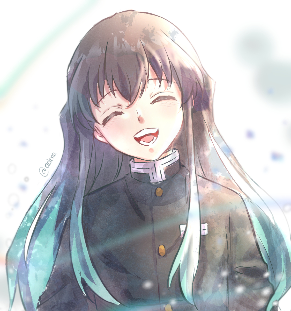 This is a pixiv picture whose title is 時透 無一郎.
