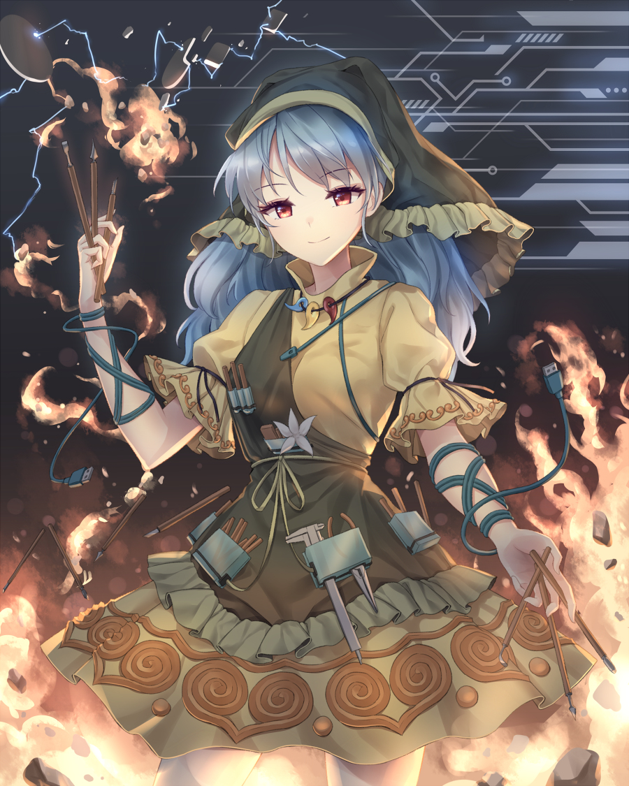 This is a pixiv picture whose title is 袿姫.