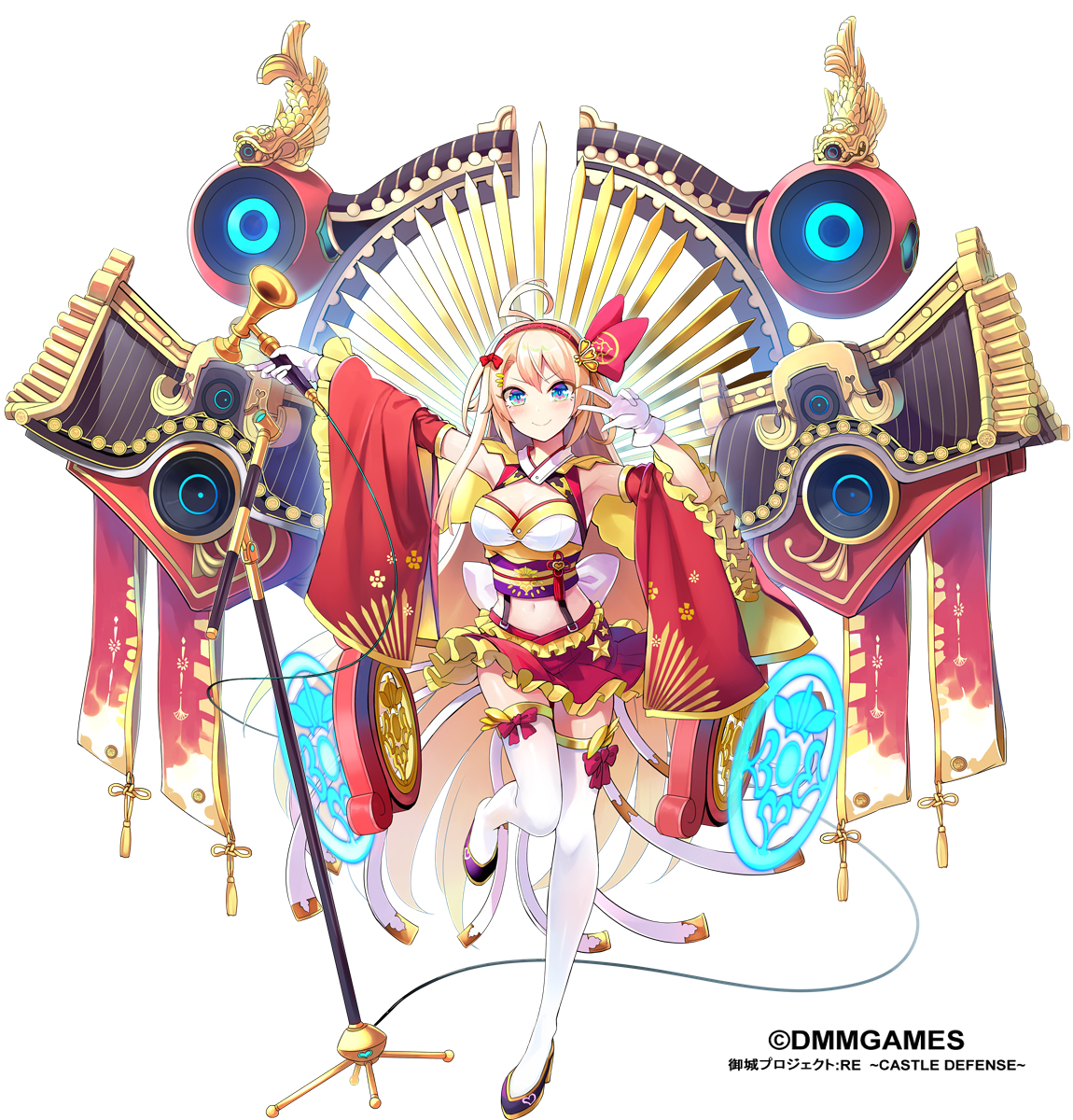 This is a pixiv picture whose title is 【仕事絵】肥前名護屋城 /御城プロジェクト:RE(DMM).