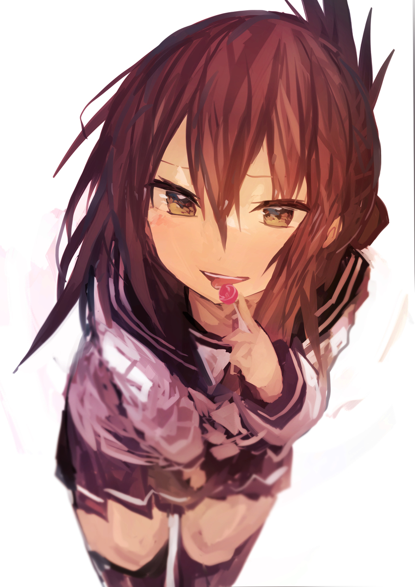 This is a pixiv picture whose title is 飴と電.