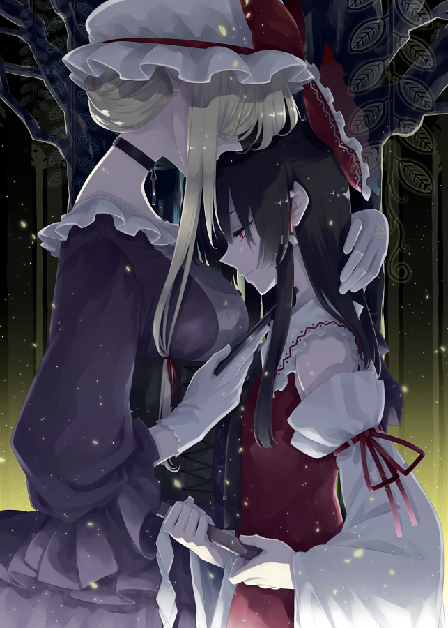 This is a pixiv picture whose title is 秋季例大祭.