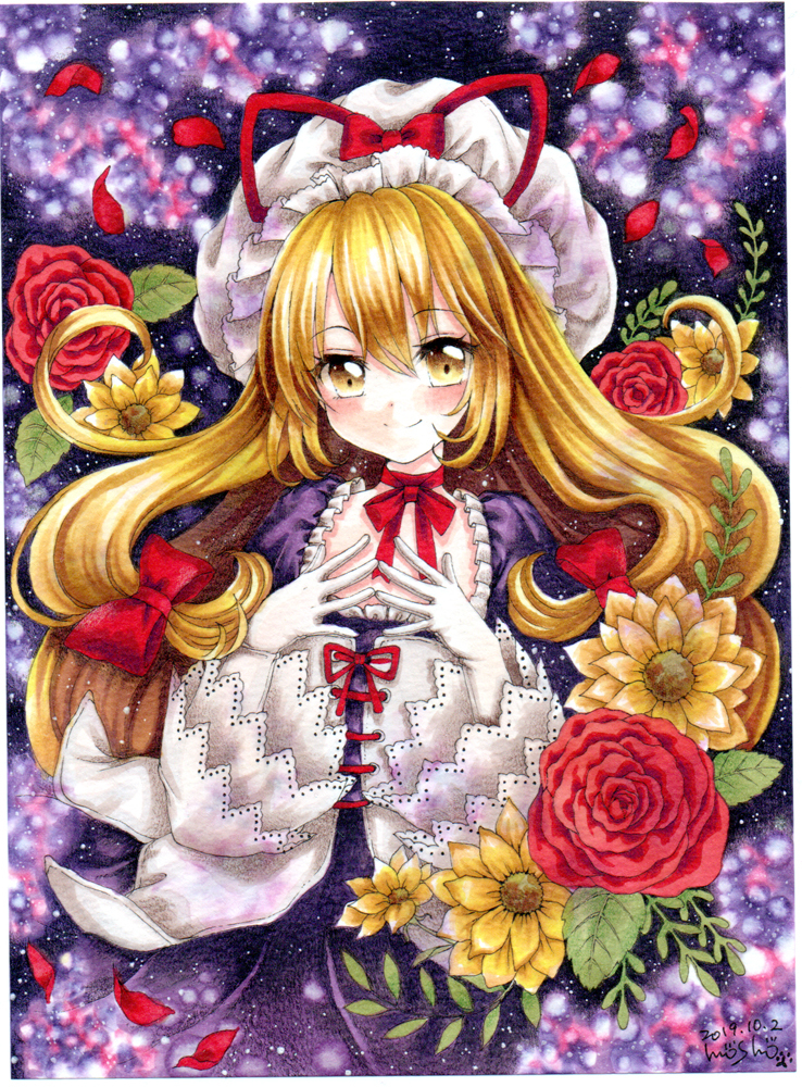 This is a pixiv picture whose title is 紫.