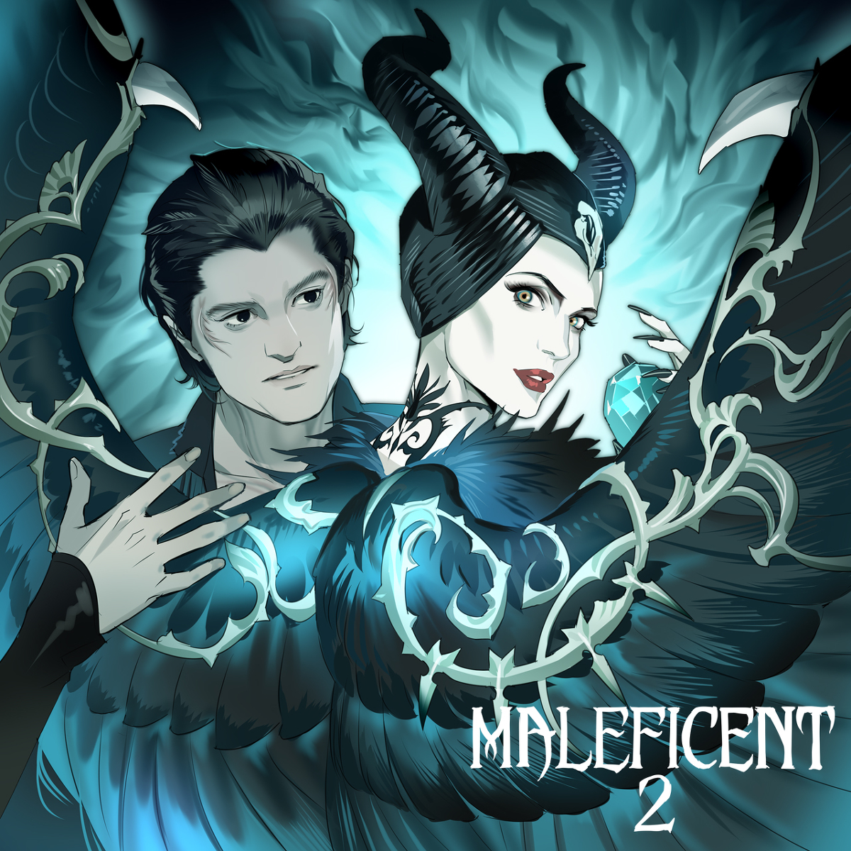 This is a pixiv picture whose title is マレフィセント2.