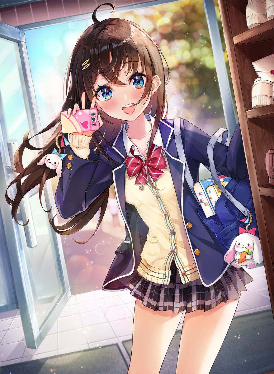 This is a pixiv picture whose title is 朝登校!.