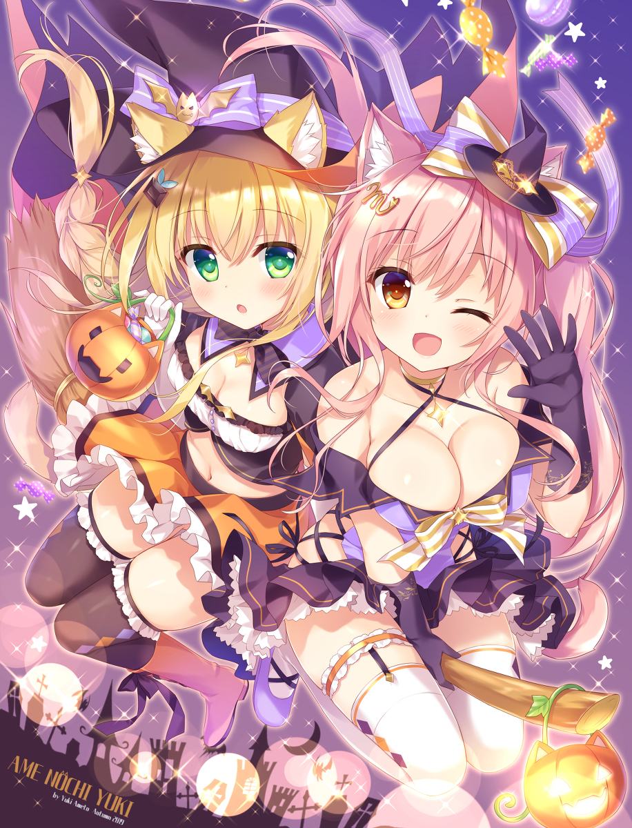This is a pixiv picture whose title is Trick or Treat！🎃.
