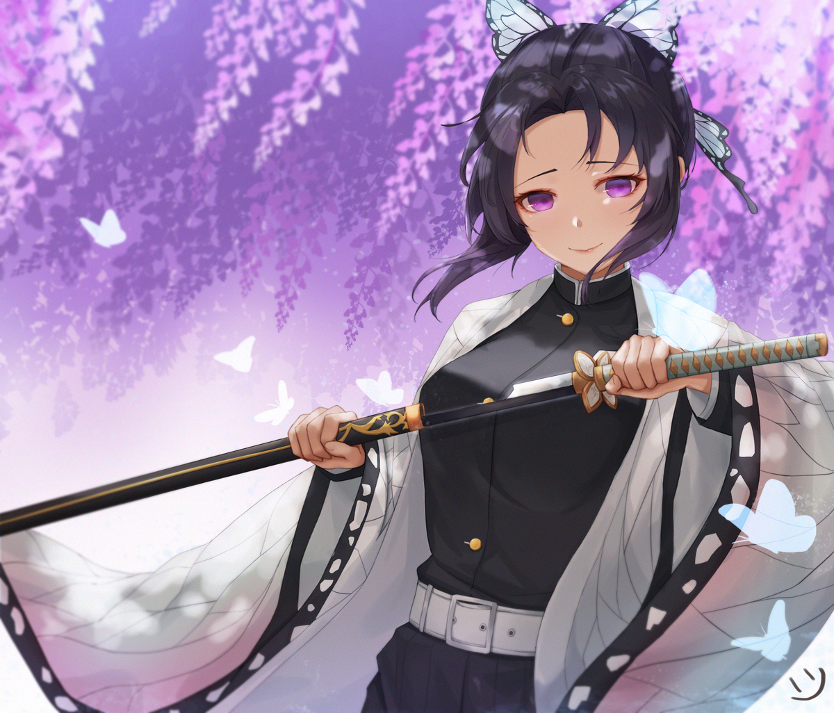 This is a pixiv picture whose title is 蟲柱.