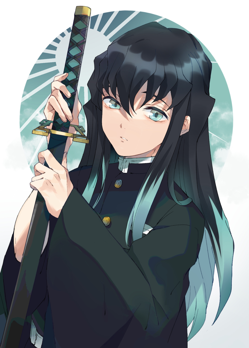 This is a pixiv picture whose title is 時透無一郎.