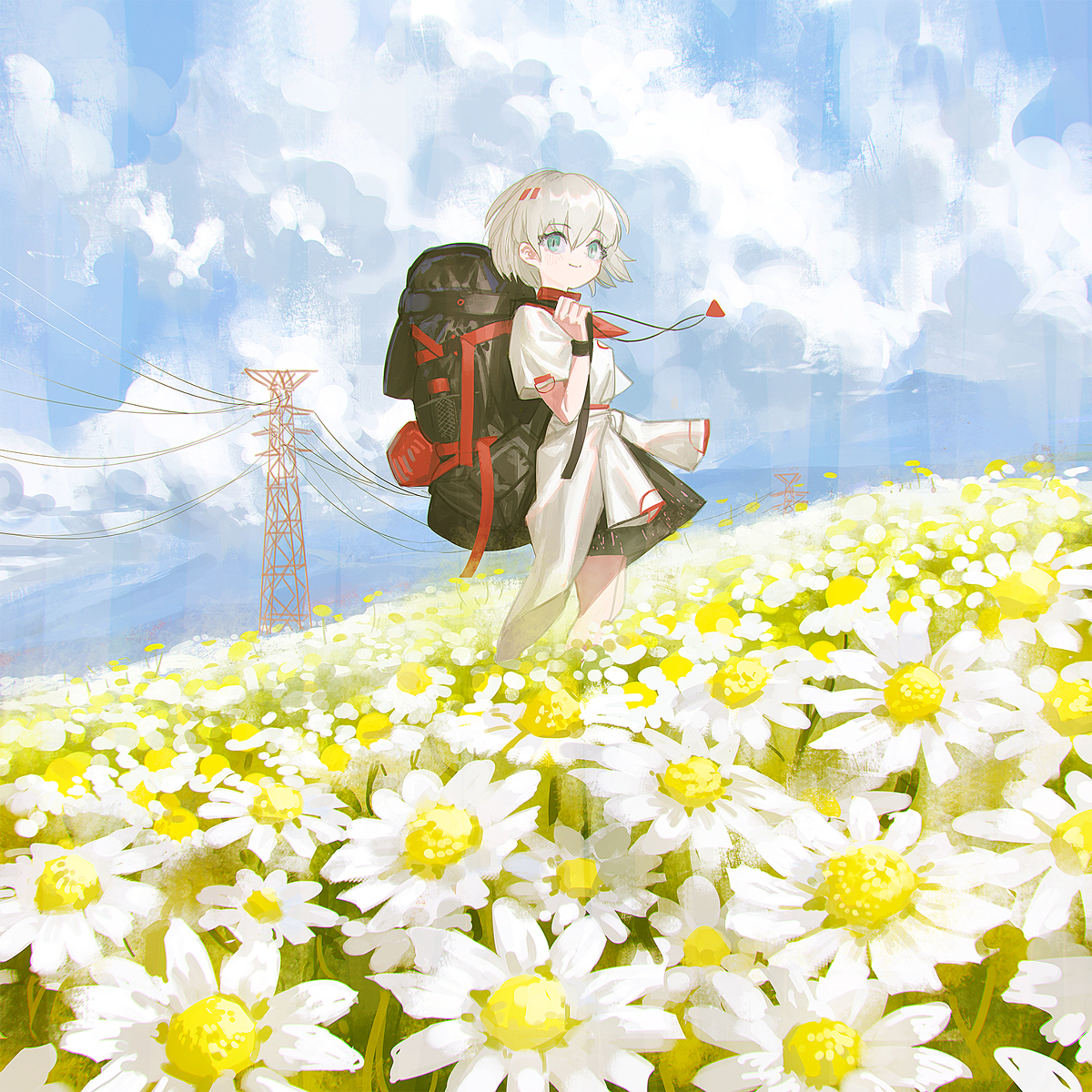 This is a pixiv picture whose title is Chamomile.