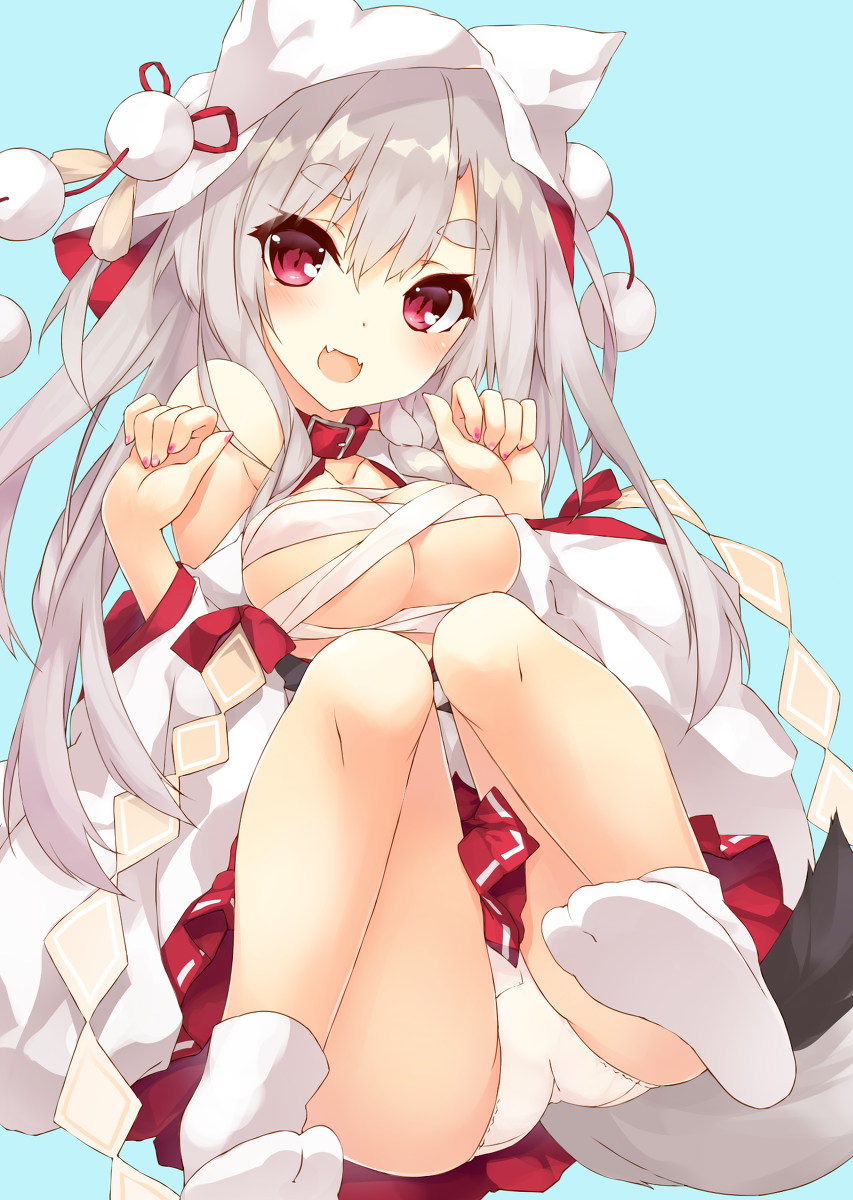 This is a pixiv picture whose title is 夕立.
