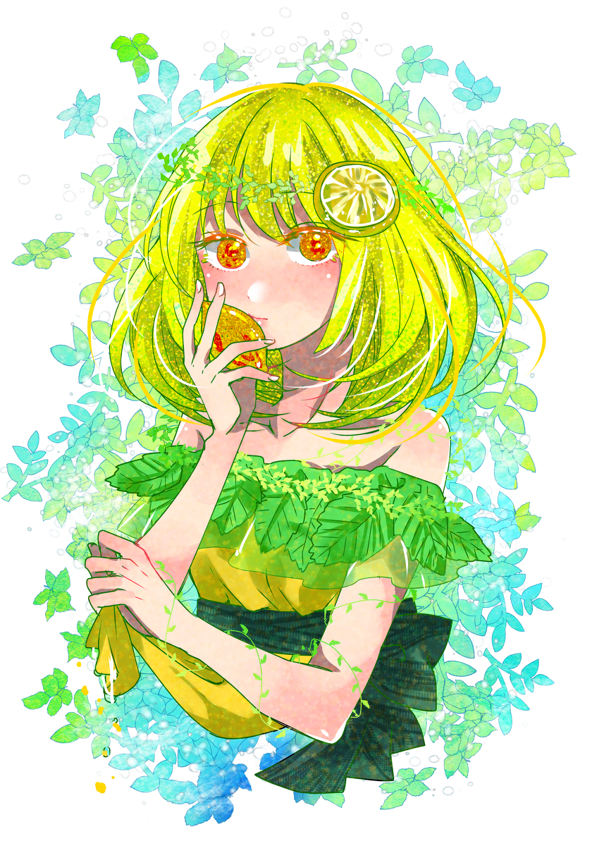 This is a pixiv picture whose title is lemon??.