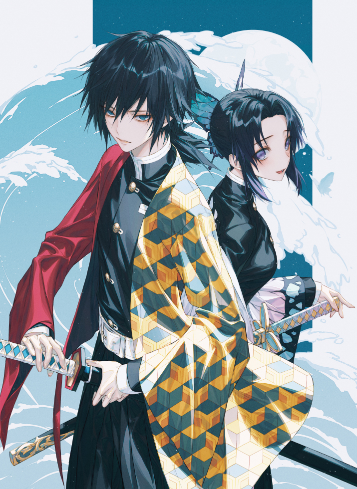 This is a pixiv picture whose title is 惡鬼滅殺.