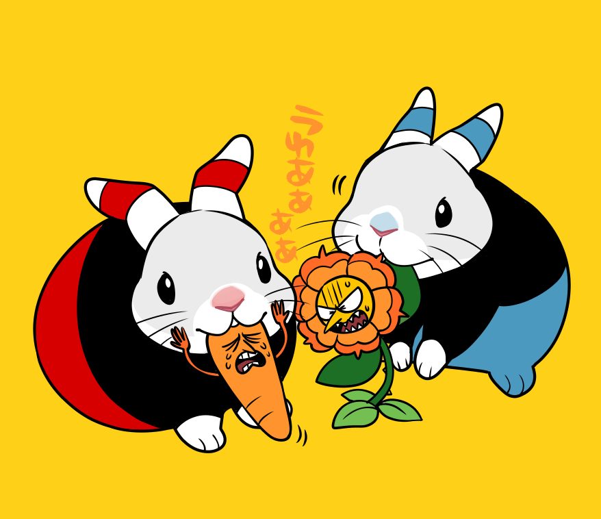 This is a pixiv picture whose title is カップヘッドまとめ.