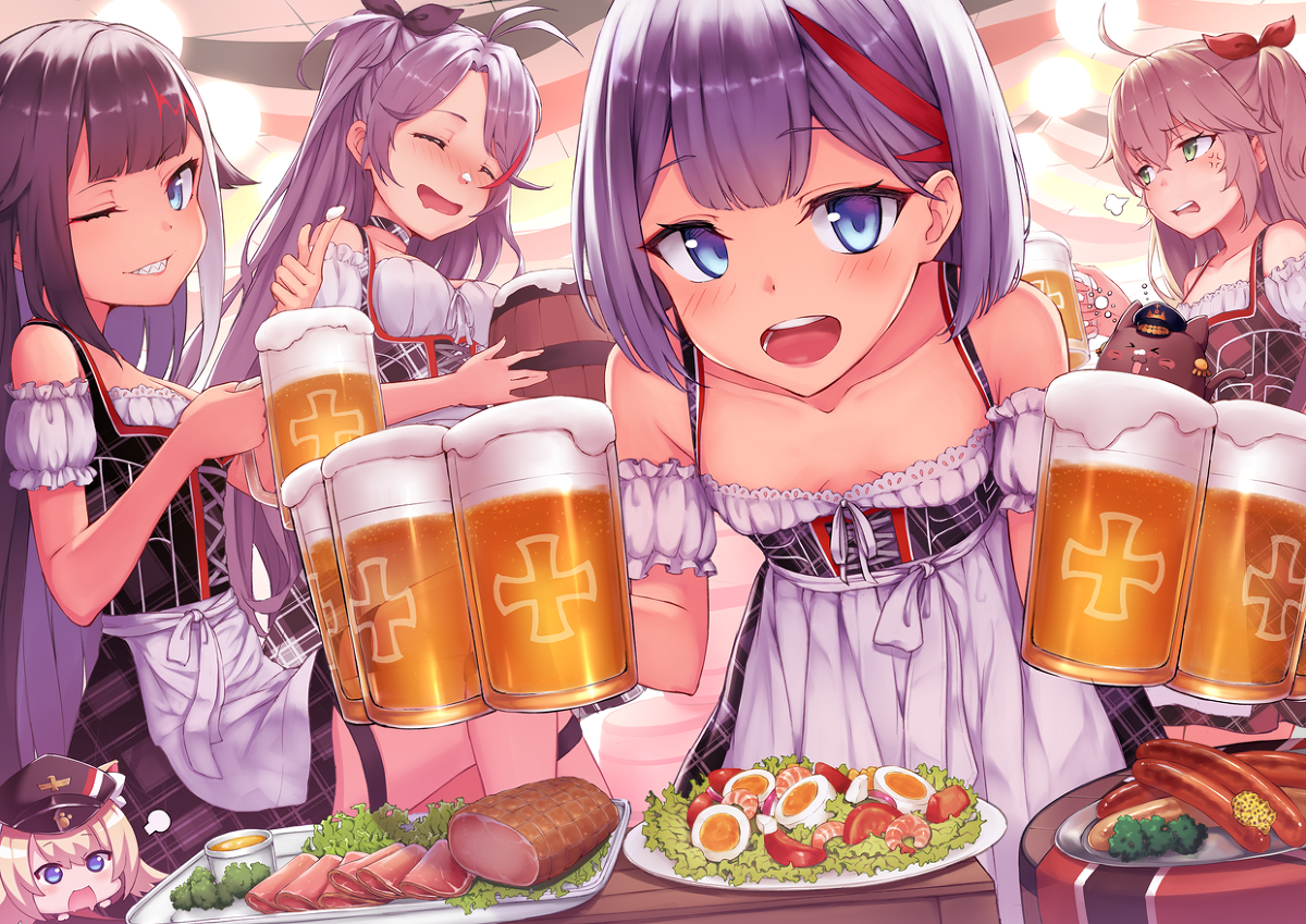 This is a pixiv picture whose title is Oktoberfest.