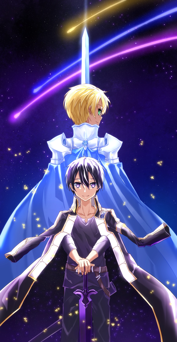 This is a pixiv picture whose title is 君がいるから.