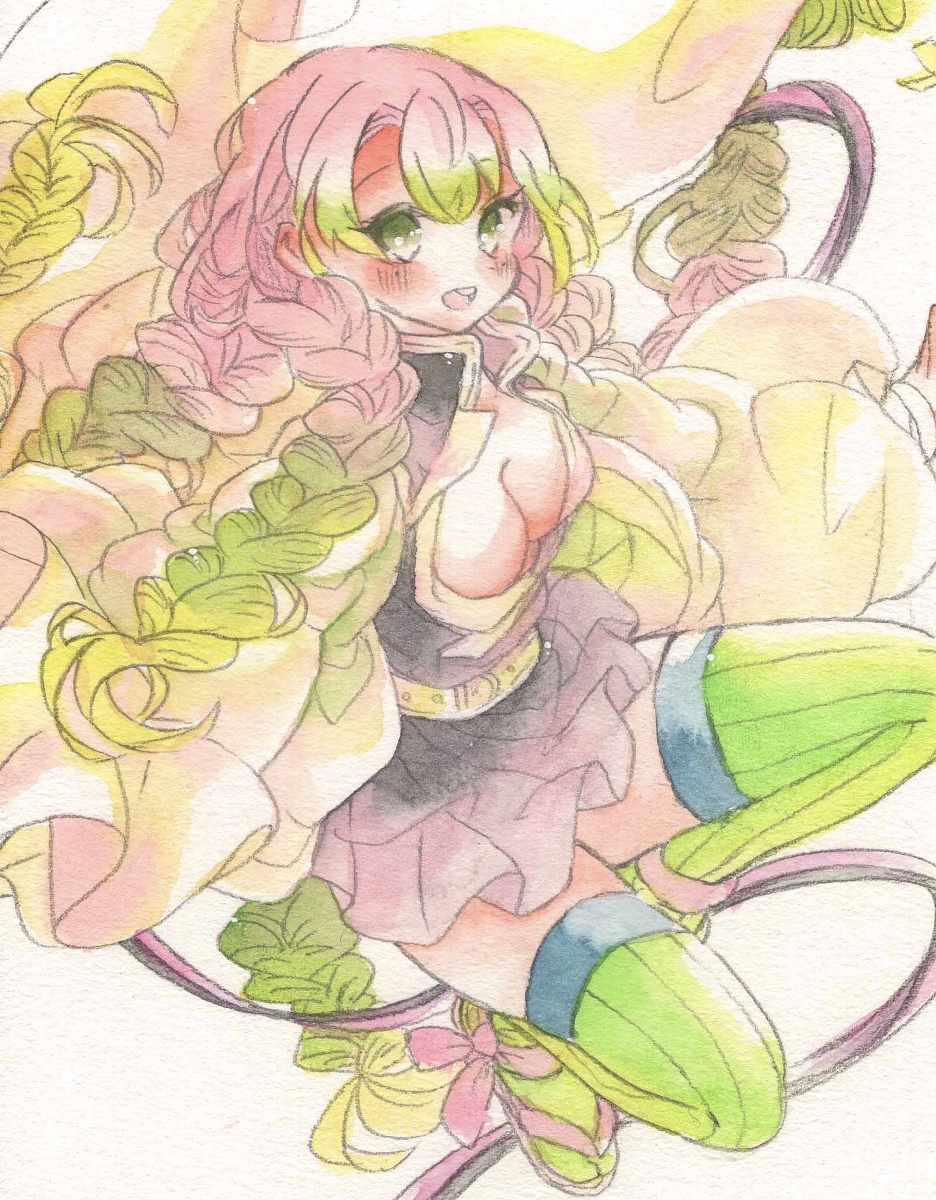 This is a pixiv picture whose title is みつりちゃん.