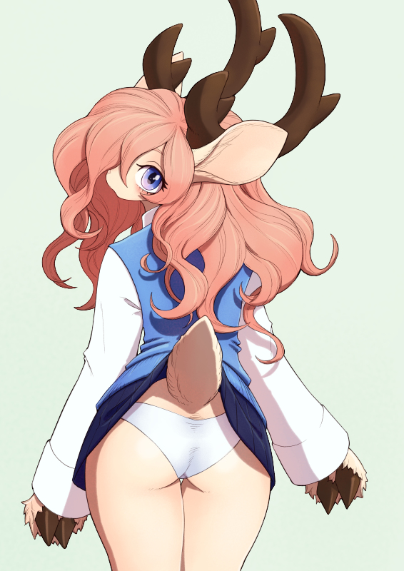 This is a pixiv picture whose title is Reindeer Girl.