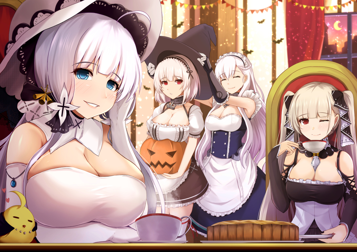 This is a pixiv picture whose title is ロイヤルハロウィン.