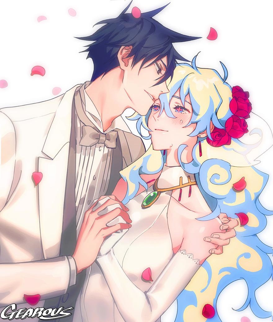 This is a pixiv picture whose title is 結婚式.