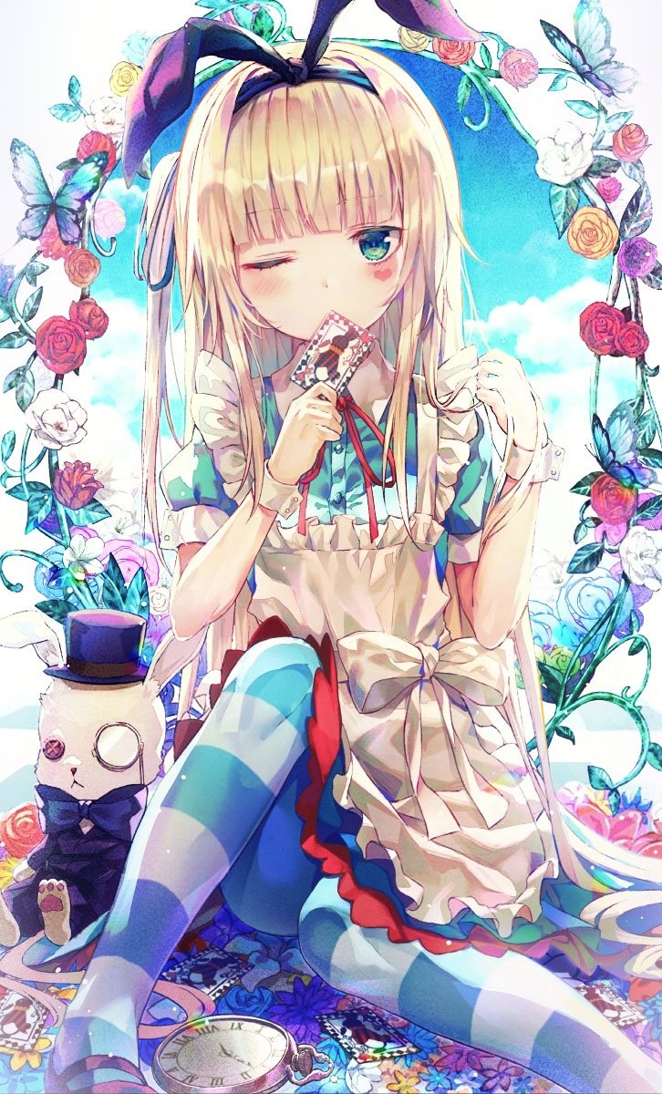 This is a pixiv picture whose title is alice.