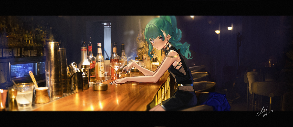 This is a pixiv picture whose title is 干杯.