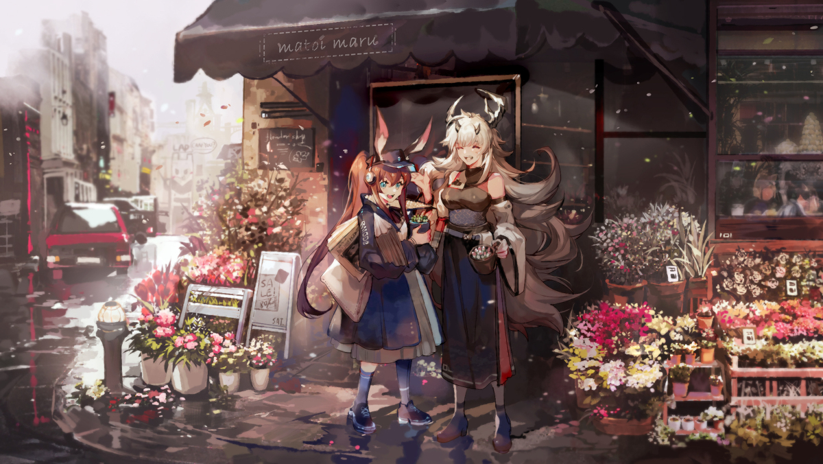This is a pixiv picture whose title is 🌸花屋🌺.
