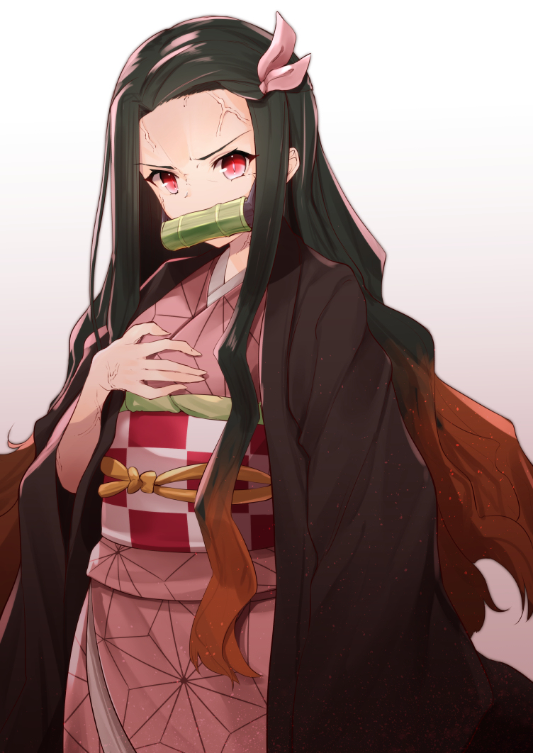 This is a pixiv picture whose title is 竈門禰豆子.