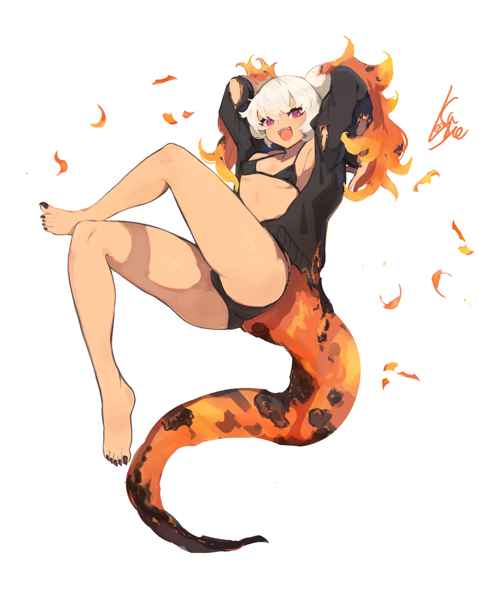 This is a pixiv picture whose title is サラマンダー.