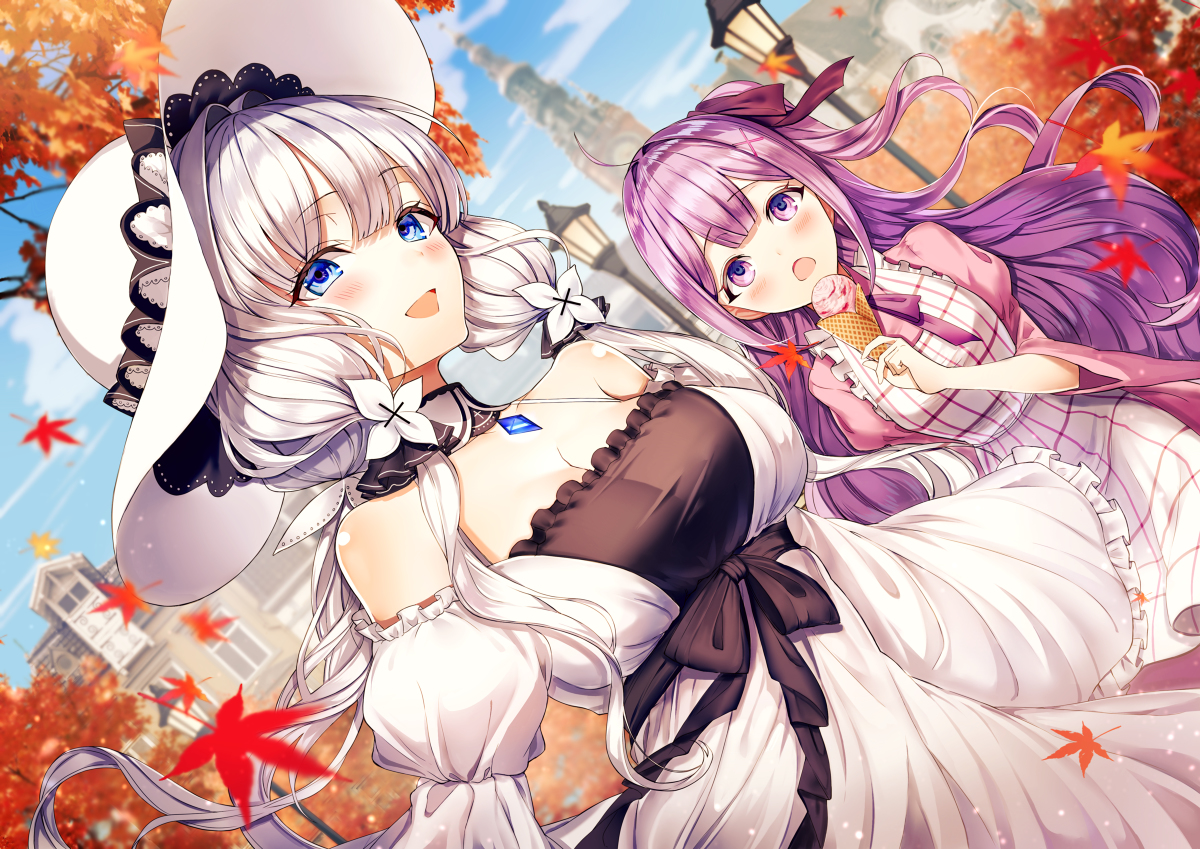 This is a pixiv picture whose title is 秋🍁.