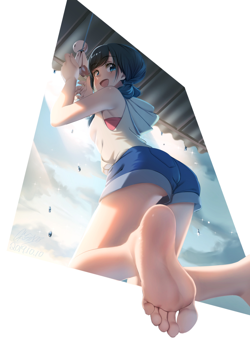 This is a pixiv picture whose title is 「今から晴れるよ」.