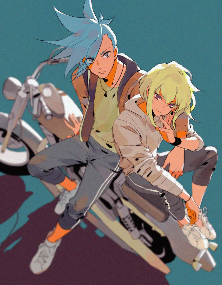 This is a pixiv picture whose title is promare.