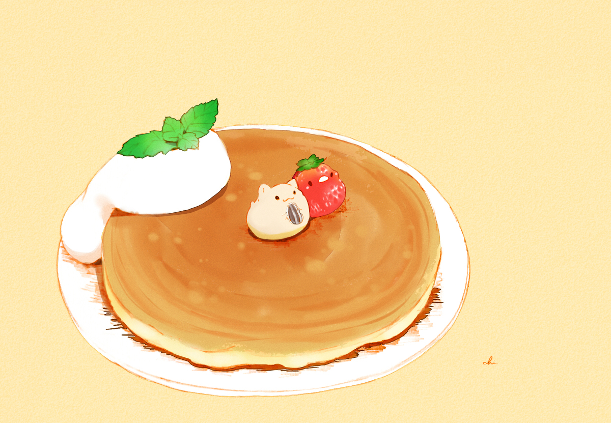 This is a pixiv picture whose title is パンケーキの日.